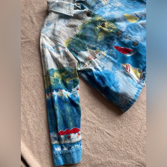 Abstract painted jacket - Picture 3 of 9